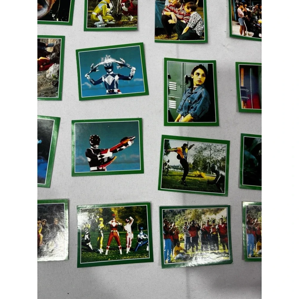 LOT 50+ Merlin Collections Mighty Morphin Power Rangers TRADING STICKER/ROLL